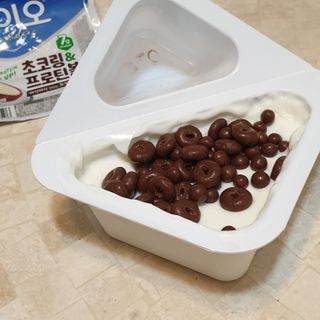 매일바이오 토핑요거트 — 4점을 준 리뷰어가 2021년 5월 올린 사용 사진