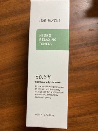 나나스킨 하이드로릴렉싱토너 — 4.5점을 준 리뷰어가 2021년 10월 올린 사용 사진