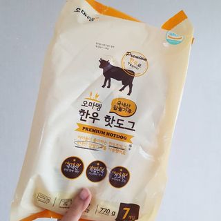 오마뎅 한우핫도그 — 5점을 준 리뷰어가 2021년 5월 올린 사용 사진