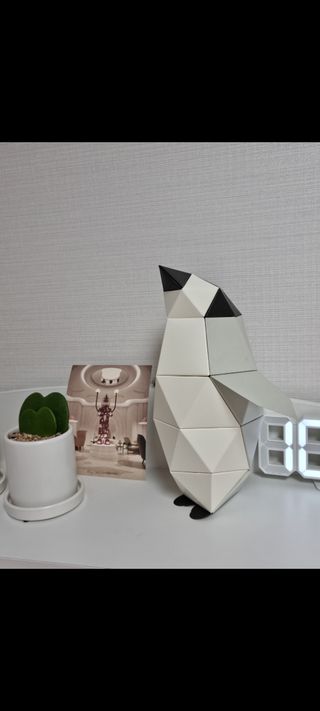 [폴리곤즈] 허들린 패밀리 DIY 블록 세트 (허들린 펭귄 블록+미니허들린 펭귄 블록) — 5점을 준 리뷰어가 2022년 4월 올린 사용 사진