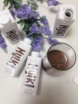 이너프 뮐크 초콜릿맛 — 5점을 준 리뷰어가 2022년 10월 올린 사용 사진