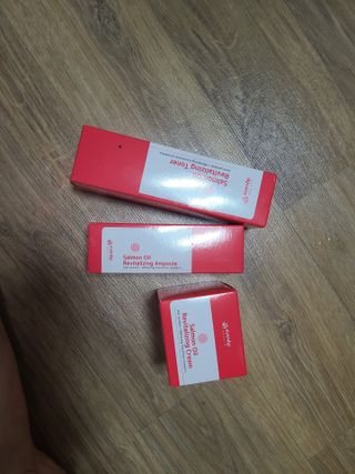 아이앤립 / EYENLIP 아이앤립 연어오일 리바이탈라이징 토너+앰플+크림 3종 세트 — 5점을 준 리뷰어가 2021년 5월 올린 사용 사진
