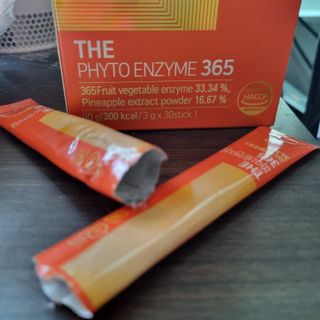 [닥터루템]맛있는 파인애플맛 과채효소 THE파이토엔자임365 1box (30포) — 5점을 준 리뷰어가 2022년 10월 올린 사용 사진