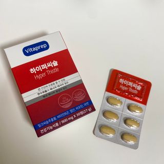 뉴트리션팩토리 비타프렙 하이퍼씨슬 밀크씨슬 900mg — 4점을 준 리뷰어가 2021년 7월 올린 사용 사진