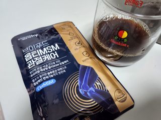 [브이푸드] 옵티MSM 관절케어 (70ml x30포) — 5점을 준 리뷰어가 2022년 6월 올린 사용 사진