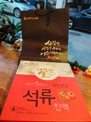 서울약사신협_내몸애생발란스석류_70ml x 30포 — 5점을 준 리뷰어가 2021년 9월 올린 사용 사진
