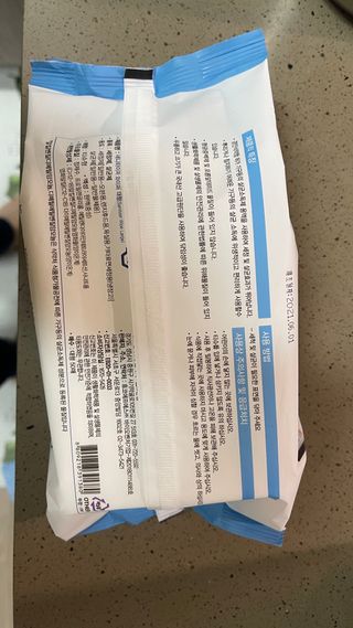 햅스 세균없는 주방 대형 2팩, HAPS sanitizer wipe — 3.5점을 준 리뷰어가 2022년 2월 올린 사용 사진