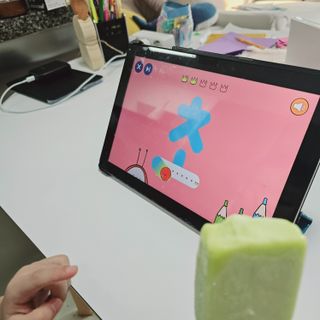 나우[소중한글]100일 만에 완성하는 소리중심 한글 공부 - 소중한글 100일 이용권 — 5점을 준 리뷰어가 2024년 6월 올린 사용 사진