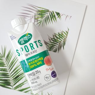 셀렉스스포츠 셀렉스 스포츠 웨이 프로틴 복숭아_ 330ml x 12팩 — 5점을 준 리뷰어가 2021년 7월 올린 사용 사진