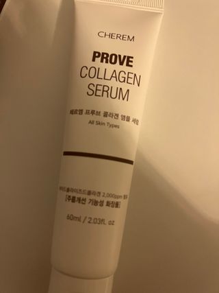 체르엠  프루브 콜라겐 앰플세럼 60ml 1병 — 4.5점을 준 리뷰어가 2022년 1월 올린 사용 사진