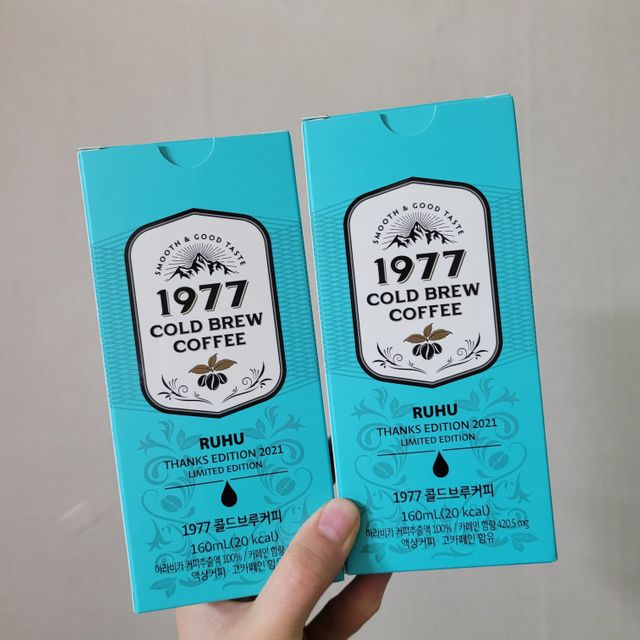 1977 콜드브루 스틱 더치커피 루후 커피팩토리 리뷰 사진