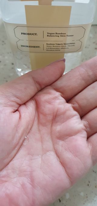 [녹산] 비건 대나무 밸런싱 수분 토너 + 비건 바이오 비타 에센스 — 5점을 준 리뷰어가 2022년 10월 올린 사용 사진