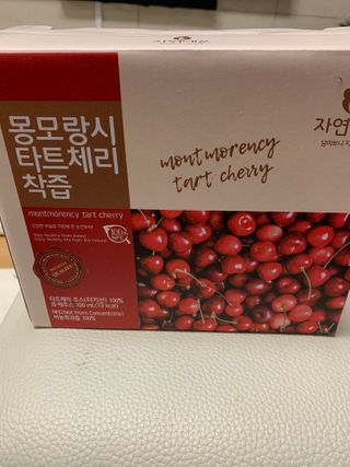 자연에온 몽모랑시 타트체리 착즙 100mL 10개입 2BOX — 4.5점을 준 리뷰어가 2021년 1월 올린 사용 사진