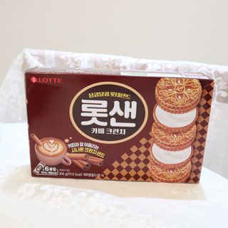 롯데제과 롯샌 카페크런치 — 5점을 준 리뷰어가 2021년 10월 올린 사용 사진