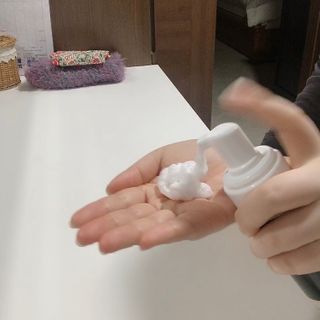 풀무원 브리엔 엔젤리카 허브 브라이트닝 클렌저+전용펌프 — 4.5점을 준 리뷰어가 2021년 2월 올린 사용 사진