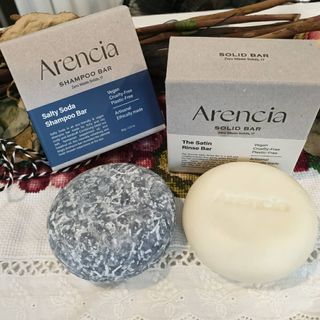 Arencia 아렌시아 솔티소다 샴푸바, 더 새틴 린스바 세트 — 5점을 준 리뷰어가 2021년 6월 올린 사용 사진