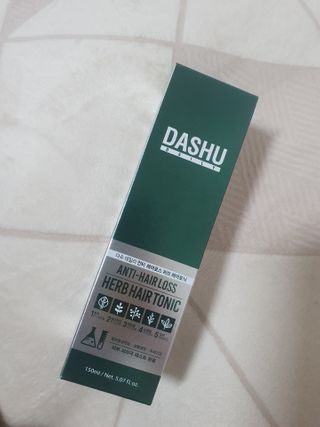 다슈코리아 다슈 데일리 안티 헤어로스 허브 헤어토닉 150ml — 5점을 준 리뷰어가 2021년 2월 올린 사용 사진