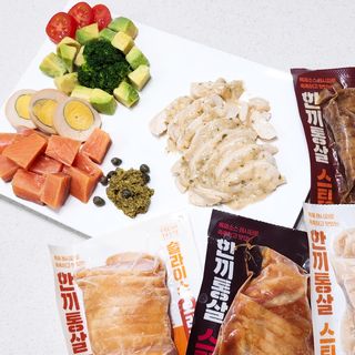 한끼통살 슬라이스 닭가슴살 — 5점을 준 리뷰어가 2023년 2월 올린 사용 사진