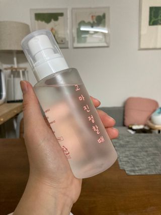 [시카앰플] 묘오한 고마진정할때 진정 스프레이 앰플 150ml — 3.5점을 준 리뷰어가 2021년 3월 올린 사용 사진