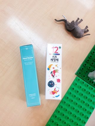 셀바이져 항균 스프레이 핸드워시 + 키즈세정제 SET — 5점을 준 리뷰어가 2021년 3월 올린 사용 사진