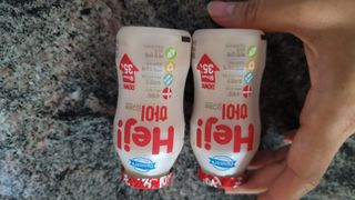 덴마크 *[구매평]하이(Hej!) 브랜드 패키지(요구르트, 그릭요거트) — 5점을 준 리뷰어가 2025년 10월 올린 사용 사진