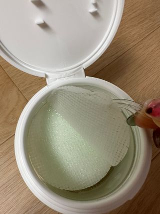 디에이브 더마-테카 바이옴 카밍패드 60매 — 5점을 준 리뷰어가 2023년 2월 올린 사용 사진