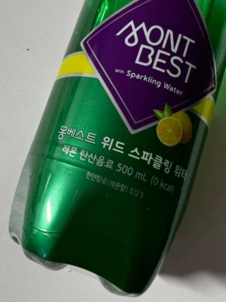 몽베스트 Montbest with Sparkling water Lemon OR Lime 20병(랜덤) — 5점을 준 리뷰어가 2022년 7월 올린 사용 사진
