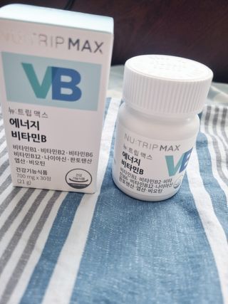 뉴트립맥스(NUTRIPMAX) 뉴트립맥스 에너지 비타민B 700mg 30정 1개월분 고함량 비타민 — 5점을 준 리뷰어가 2021년 7월 올린 사용 사진