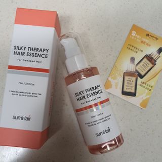 썸헤어 / SUMHAIR 썸헤어 실키 테라피 헤어 에센스 — 4점을 준 리뷰어가 2021년 4월 올린 사용 사진