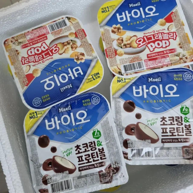 LIVE 매일바이오 토핑요거트 리뷰 사진