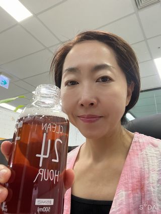 클린24시간 1BOX(5포) + 전용보틀(500ml) — 4.5점을 준 리뷰어가 2023년 6월 올린 사용 사진