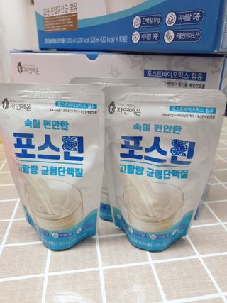 자연에온 마시는 프로틴 고함량 균형단백질 음료 포스틴 125ml 10개입 1BOX — 5점을 준 리뷰어가 2021년 3월 올린 사용 사진