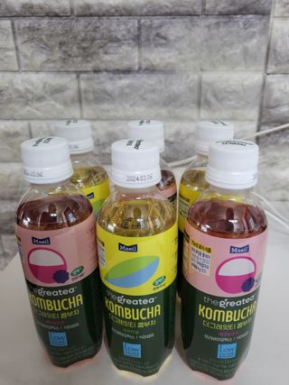 더그레잇티 콤부차 [매일유업] 더그레잇티 44kcal 콤부차 300ml *12개입 (오리지널 6개+베리리치 6개) — 5점을 준 리뷰어가 2023년 8월 올린 사용 사진