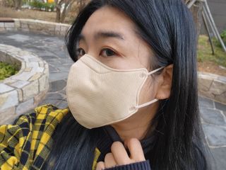 Ciior 씨오르 브이핏 마스크 — 4.5점을 준 리뷰어가 2022년 12월 올린 사용 사진