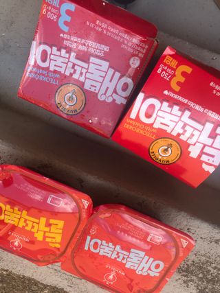한성기업 무볼레 닭떡볶이+해물떡볶이 2종 세트 — 4.5점을 준 리뷰어가 2021년 9월 올린 사용 사진