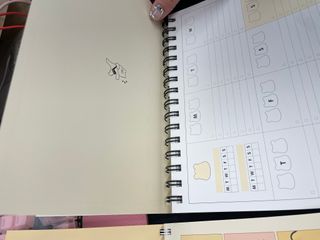리훈 곰부 세우는 체크리스트 위클리 탁상 플래너 주간 일주일 계획표 — 5점을 준 리뷰어가 2023년 2월 올린 사용 사진