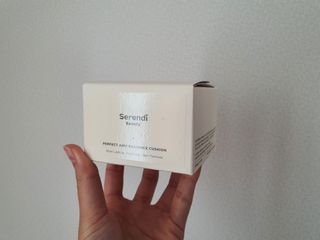 세렌디뷰티 퍼펙트 에어리 래디언스 쿠션 — 4점을 준 리뷰어가 2022년 2월 올린 사용 사진
