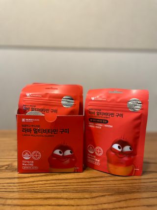 [푸름웰니스] 라바 멀티비타민 구미 36g — 5점을 준 리뷰어가 2022년 4월 올린 사용 사진