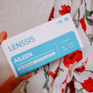 렌시스 LENSSIS [ 렌시스 ] 인생정착템 , 영롱한 매력이 있는 ＃에일린시리즈 1개월용 ｜ 4컬러 중 택1 ｜ — 4점을 준 리뷰어가 2021년 4월 올린 사용 사진