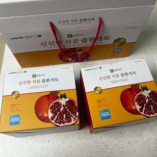 즙한가득 신선한 석류즙 70ml x 30포, 선물박스 — 5점을 준 리뷰어가 2021년 12월 올린 사용 사진