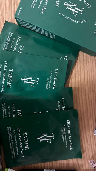 타포미 시카 탐 시트 마스크 27ml — 5점을 준 리뷰어가 2023년 1월 올린 사용 사진