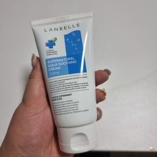 랑벨 수퍼내츄럴 아쿠아 수딩 크림 100ml — 5점을 준 리뷰어가 2022년 4월 올린 사용 사진