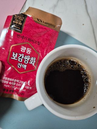 광동생활건강 [광동]진하고 깊은 풍미, 광동 보감쌍화진액 100mL * 18포 — 5점을 준 리뷰어가 2025년 3월 올린 사용 사진