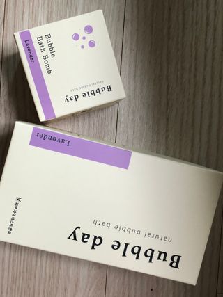 버블데이 아로마/과일 거품 입욕제 — 5점을 준 리뷰어가 2021년 7월 올린 사용 사진