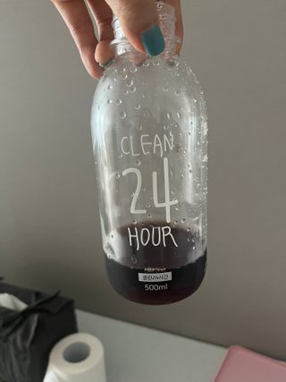 클린24시간 1BOX(5포) + 전용보틀(500ml) — 3.5점을 준 리뷰어가 2022년 7월 올린 사용 사진
