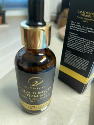 오투에니원 갈락토미세스 비타민 C 더블 브라이트닝 세럼 50ml — 4.5점을 준 리뷰어가 2023년 1월 올린 사용 사진