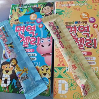 다나음 셀렌에 빠진 아연면역젤리 열대과일맛+사과맛 — 4점을 준 리뷰어가 2021년 3월 올린 사용 사진