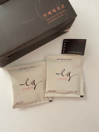 카페에르곤 바리스타 핸드 드립백커피 대용량 15g / 지중해오후 2시 — 5점을 준 리뷰어가 2021년 11월 올린 사용 사진