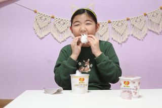 젤리벨리 솜사탕 2종-딸기치즈케이크, 바닐라 — 5점을 준 리뷰어가 2022년 4월 올린 사용 사진