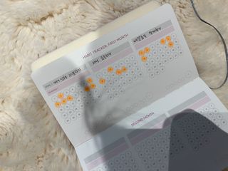 리훈 3달 핸디 데일리 이야기다이어리 만년 미니 작은 슬림 — 5점을 준 리뷰어가 2023년 5월 올린 사용 사진